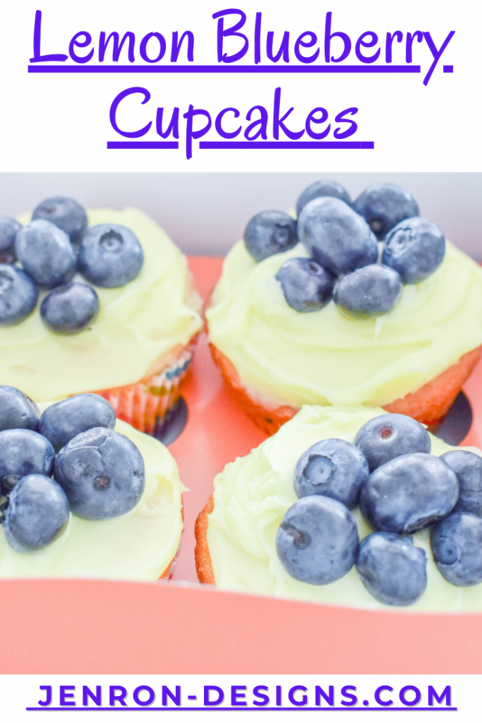 Lemon Blueberry Cupcakes JENRON DESIGNS