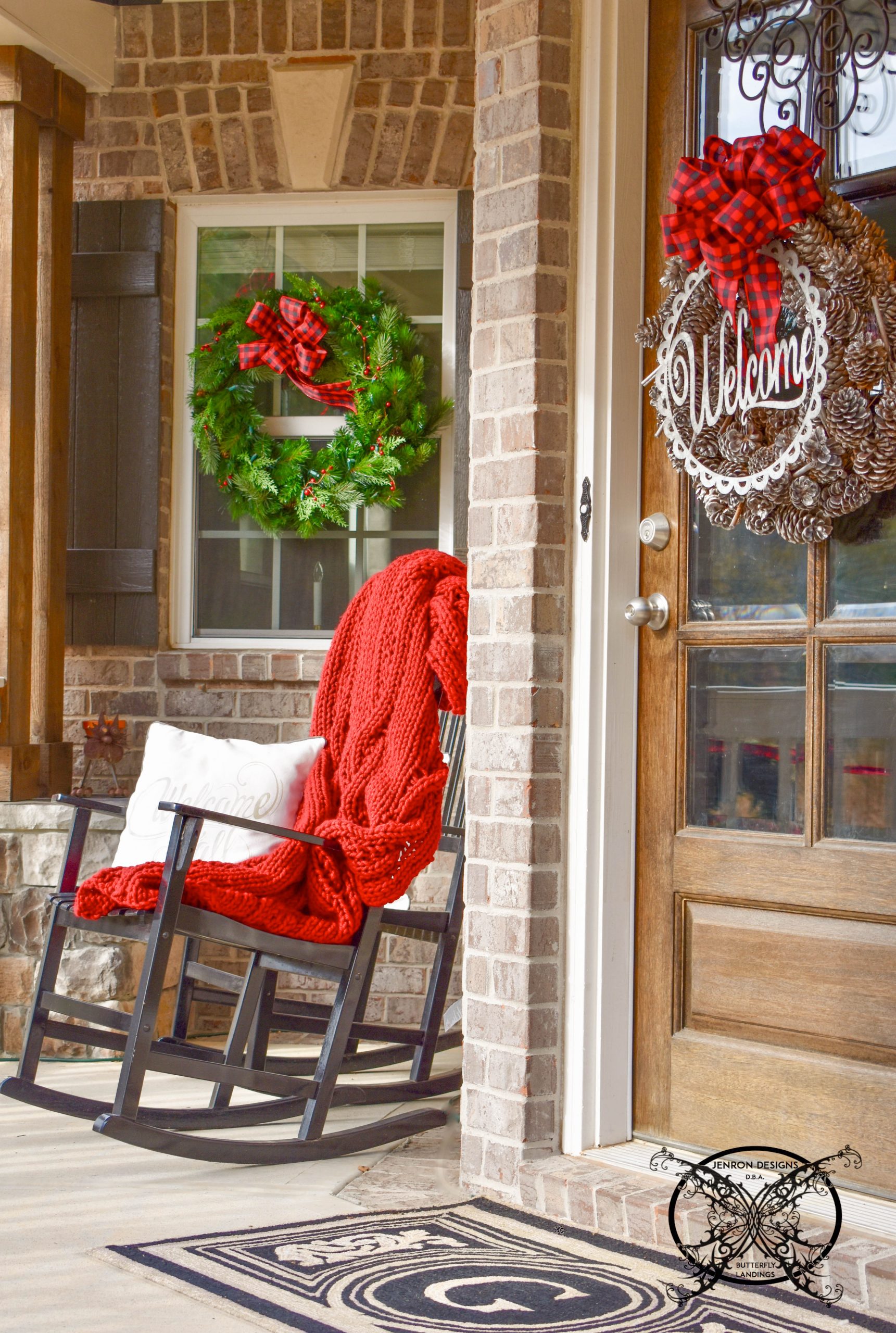Home for The Holidays Porch JENRON DESIGNS