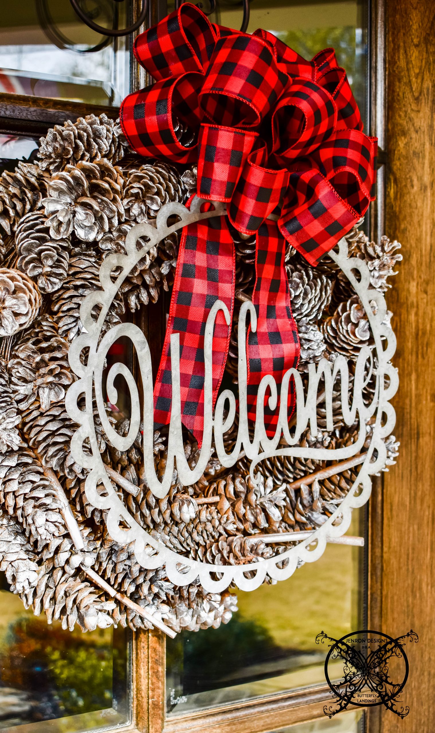 Home for The Holidays Wreath JENRON DESIGNS