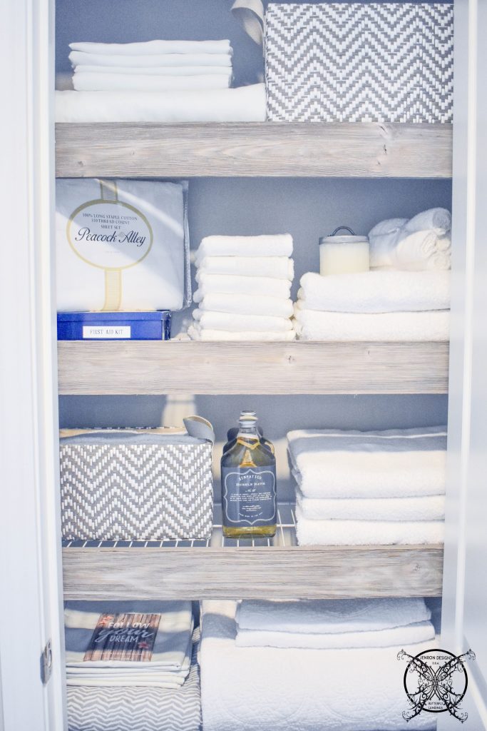 $100 Room Challenge Week 4 Linen Closet Reveal – JENRON DESIGNS