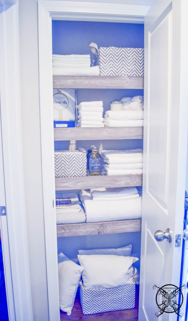 $100 Room Challenge Week 4 Linen Closet Reveal – JENRON DESIGNS