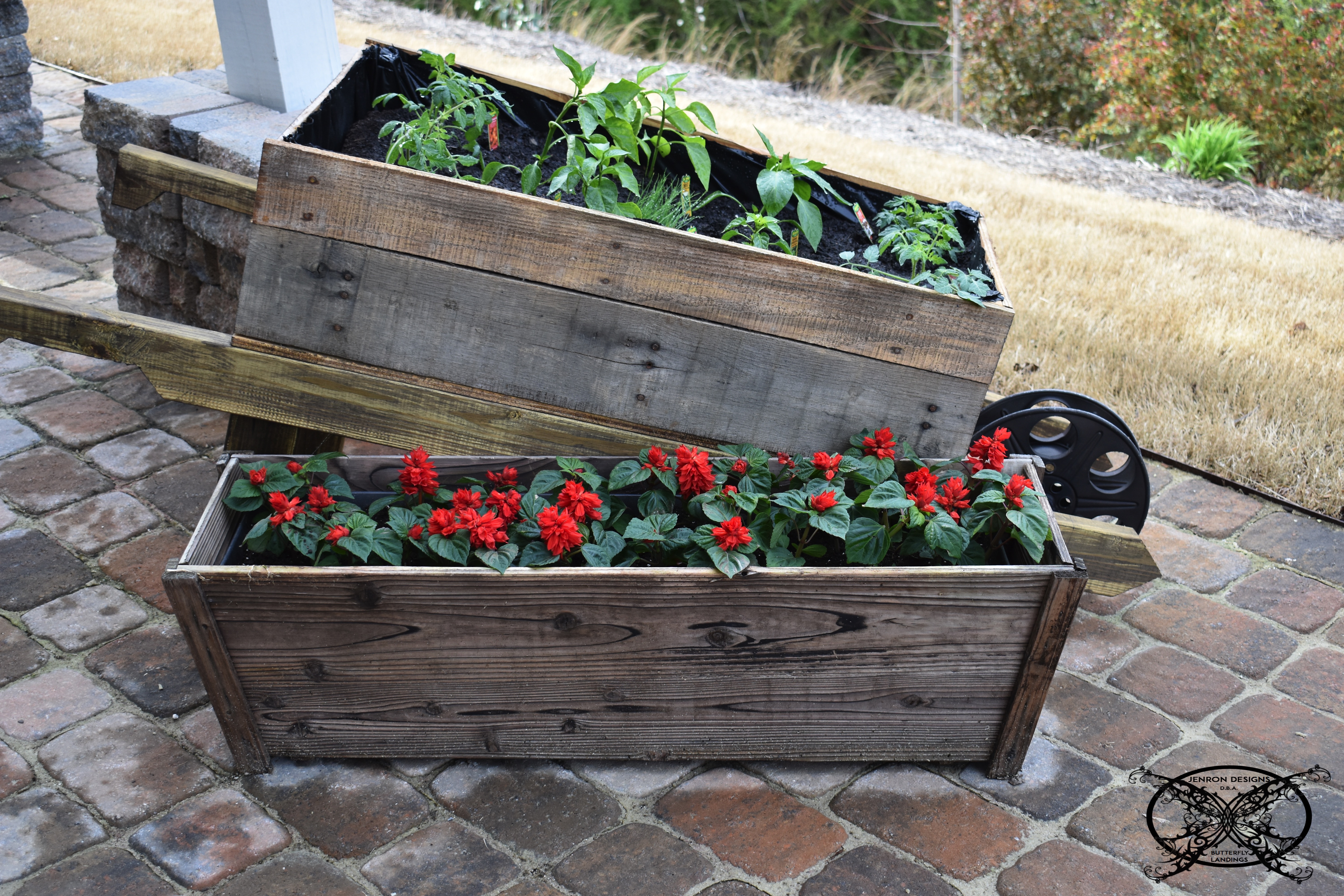 Wheel Barrow O' Plenty Garden DIY JENRON DESIGNS