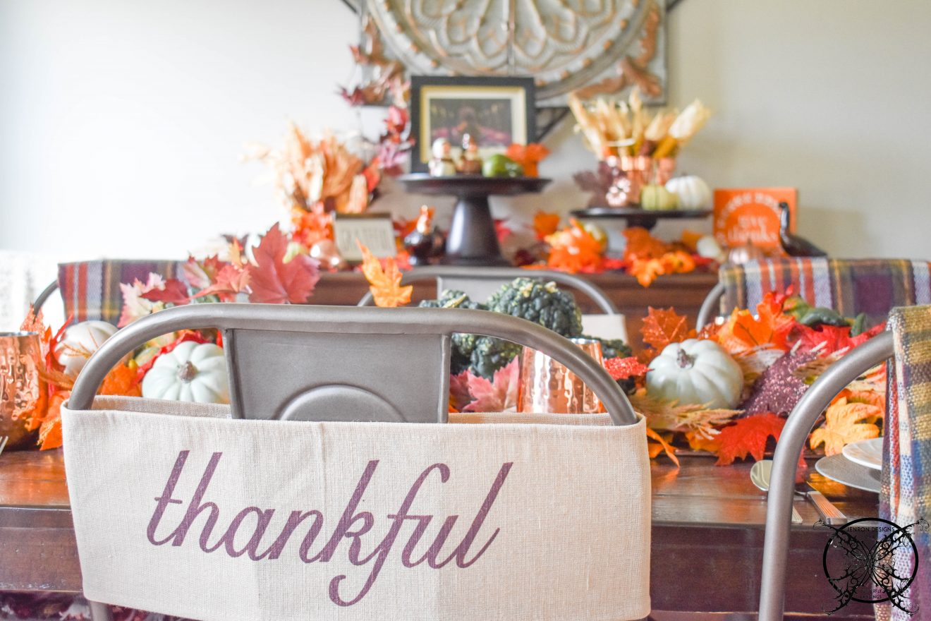 A Traditional Thanksgiving Tablescape - JENRON DESIGNS