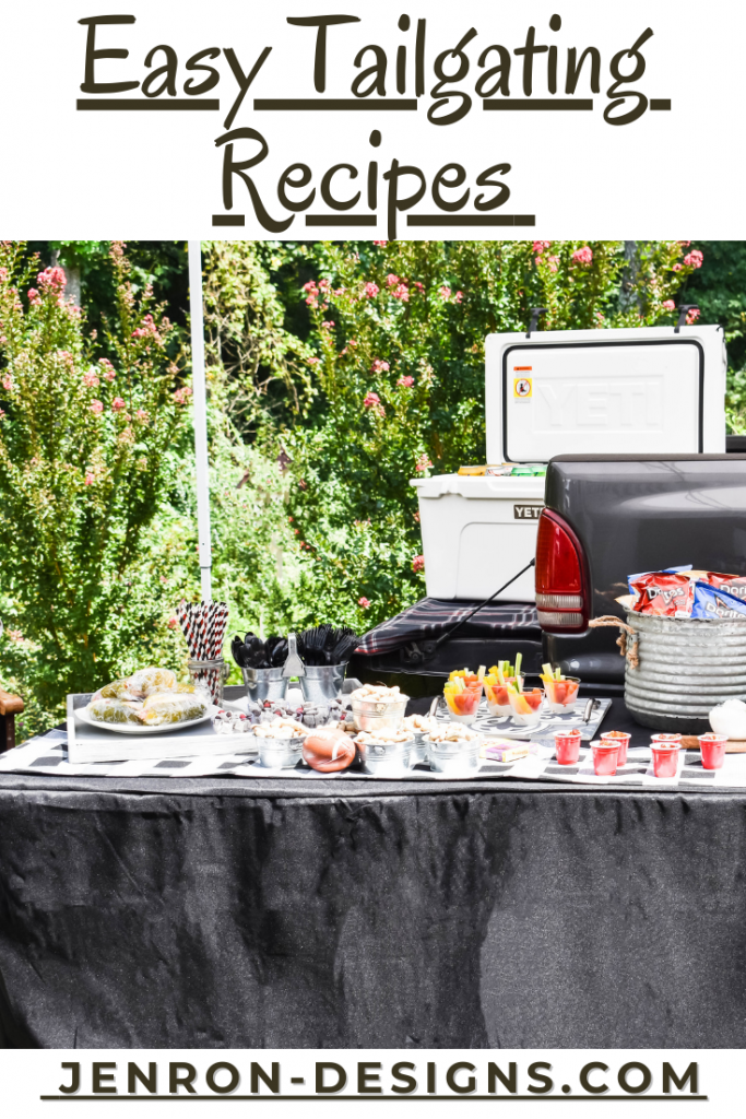 Easy Tailgating Recipes JENRON DESIGNS