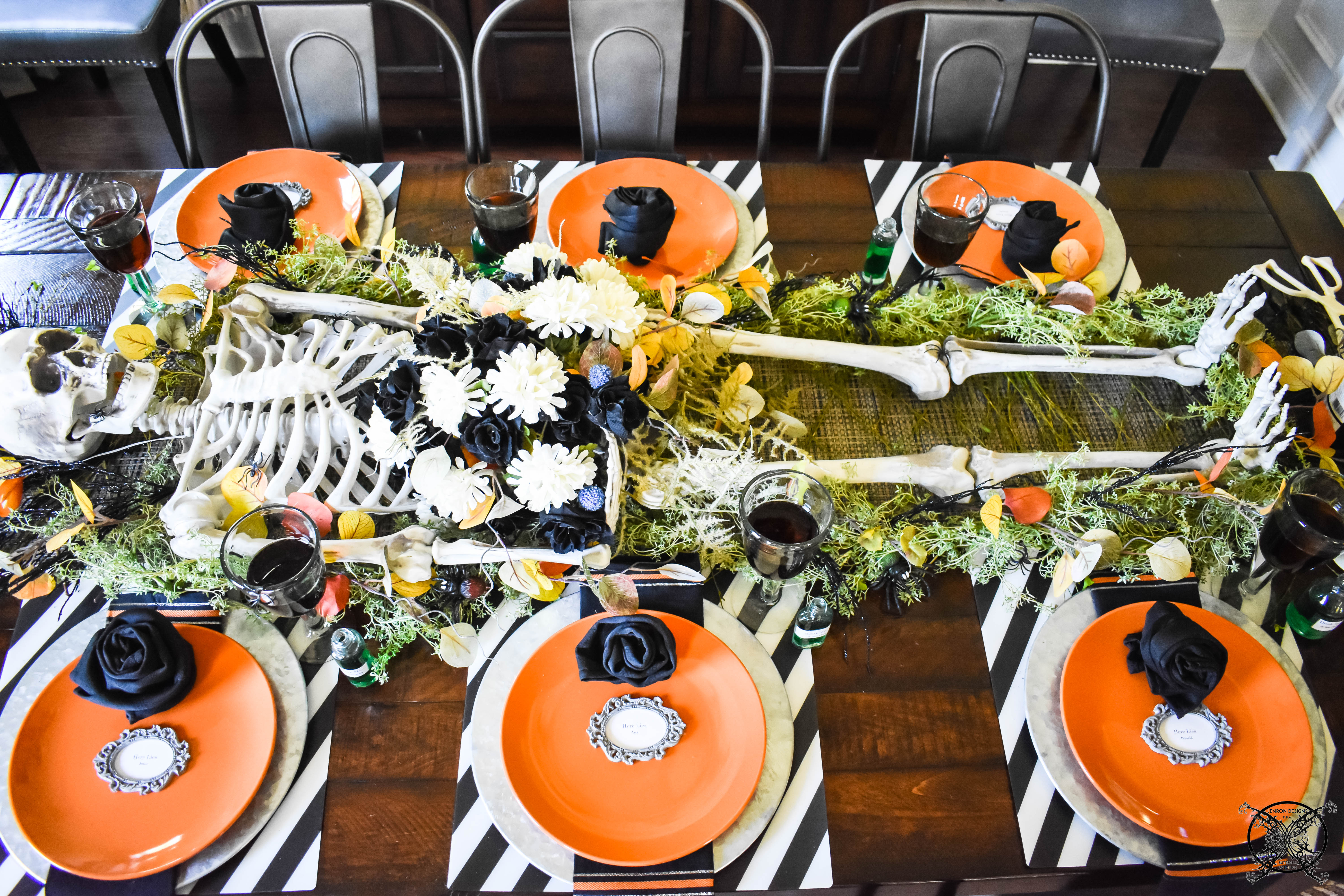 Halloween It's Your Funeral Table JENRON DESIGNS