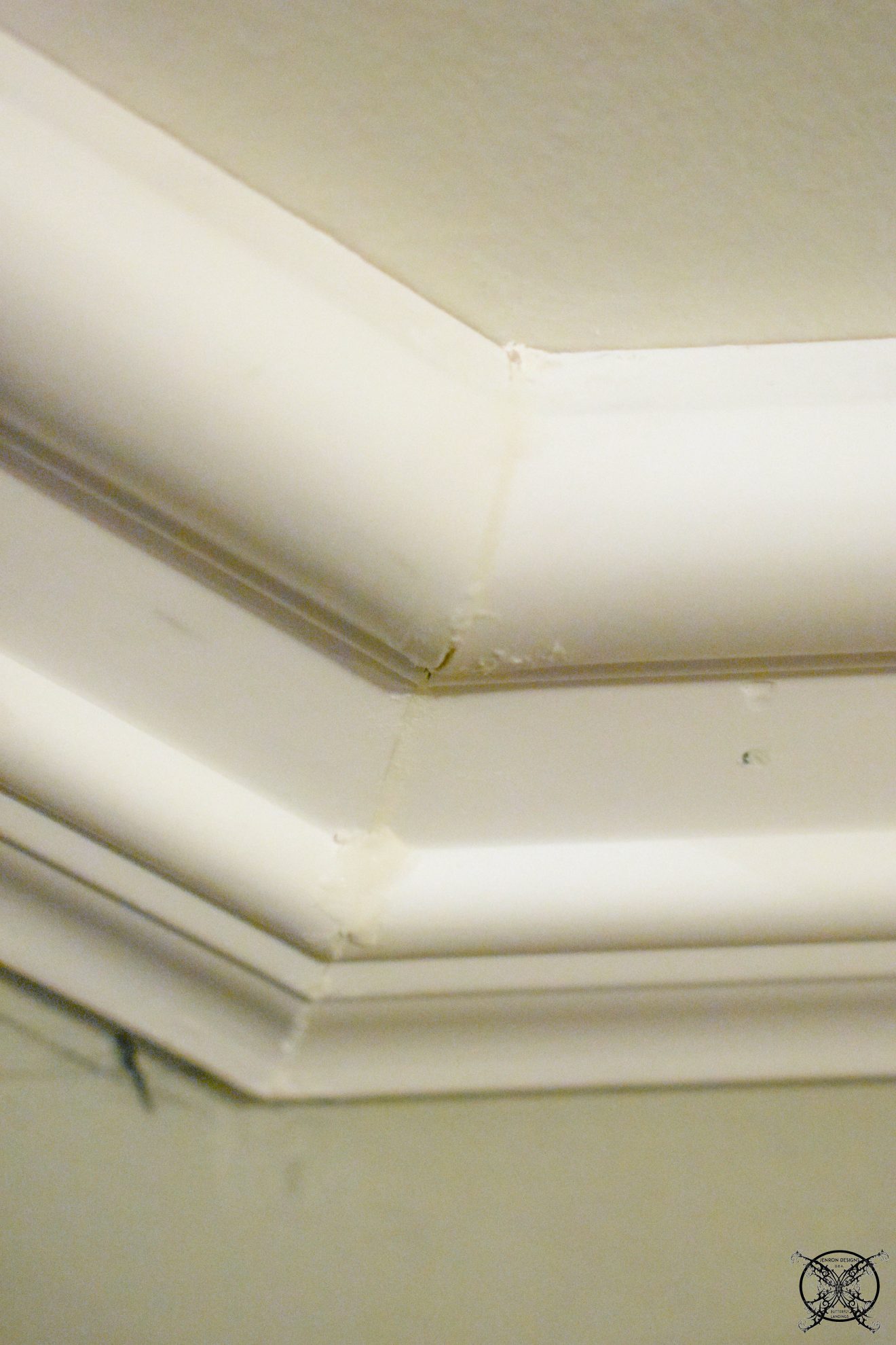 100 Room Challenge Wainscot Angled Panels JENRON DESIGNS