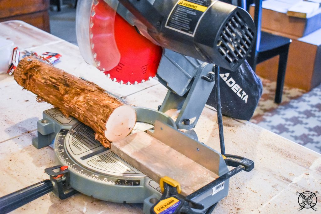 Cutting a log JENRON DESIGNS