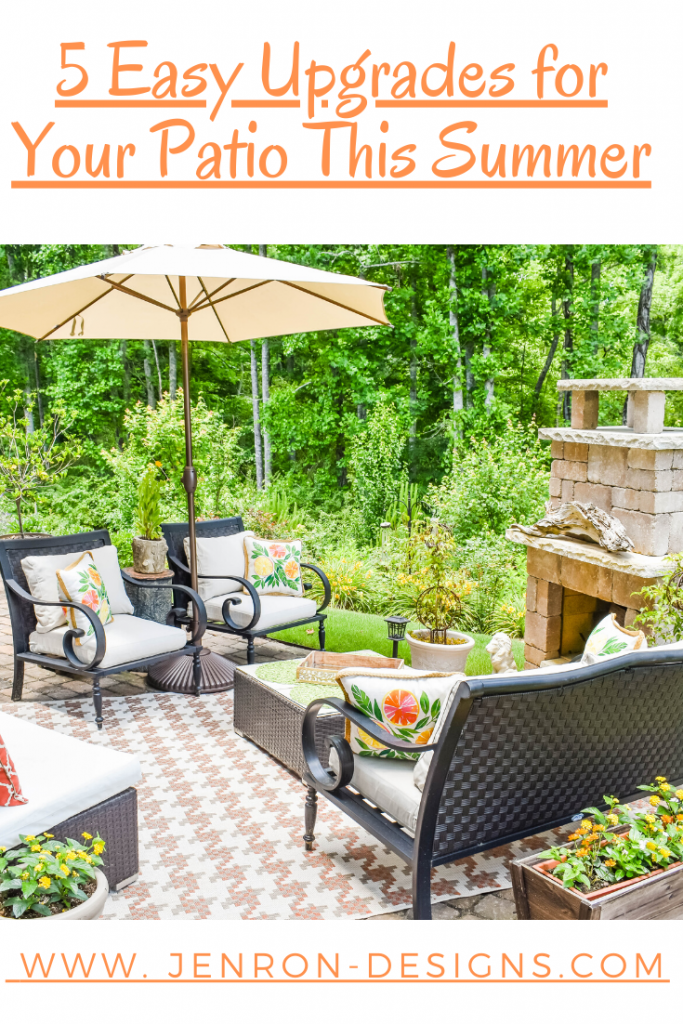 5 Easy Upgrades for Your Patio Pin JENRON DESIGNS