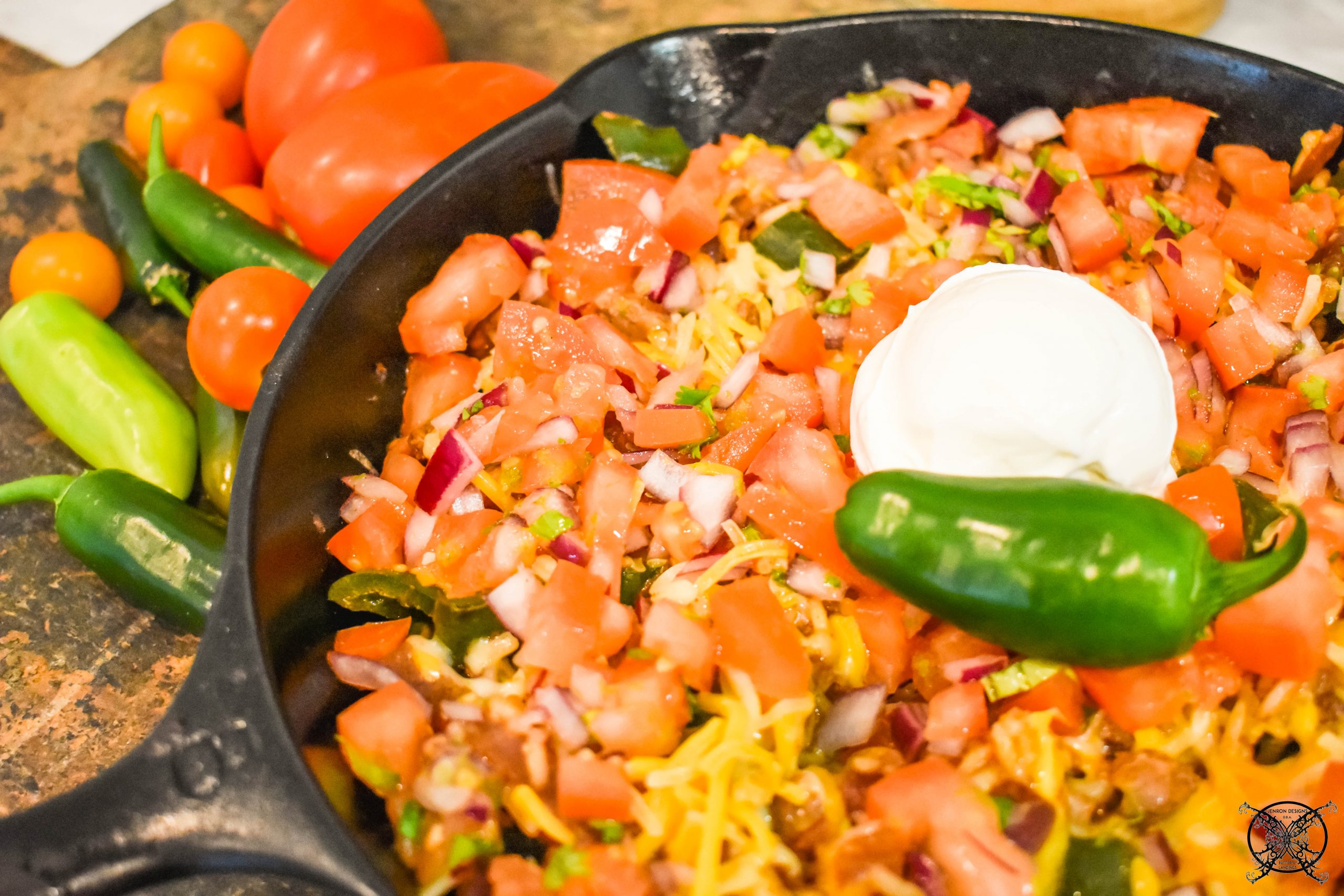Easy Fajitas Rice Bake JENRON DESIGNS