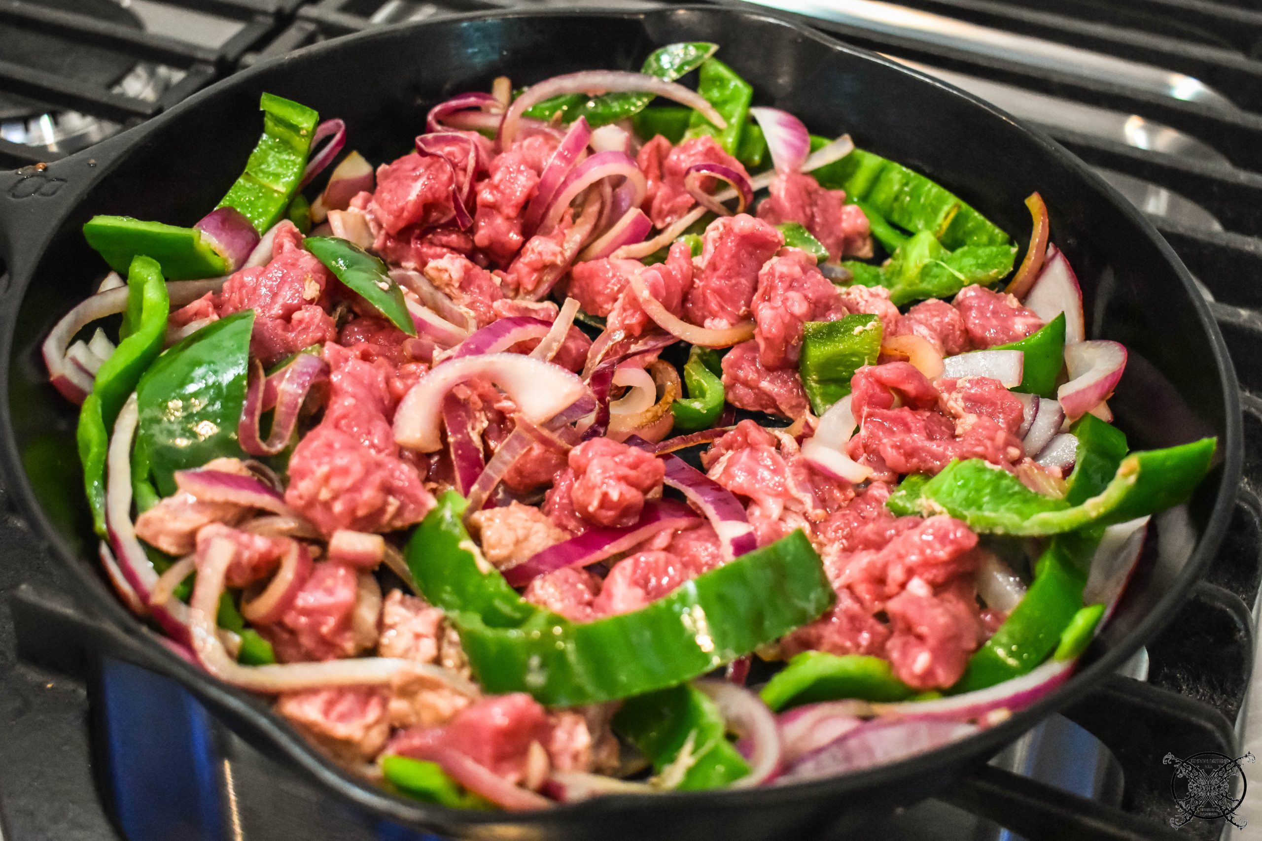 Easy Fajitas in Cast Iron JENRON DESIGNS