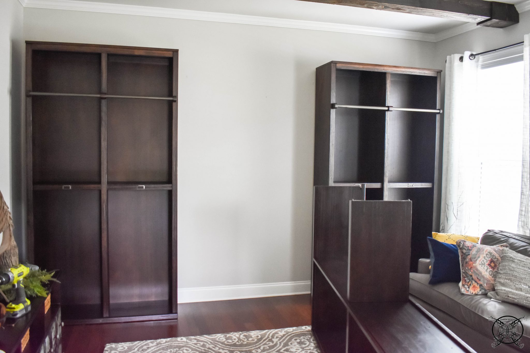 Adding Built In Bookcases – JENRON DESIGNS