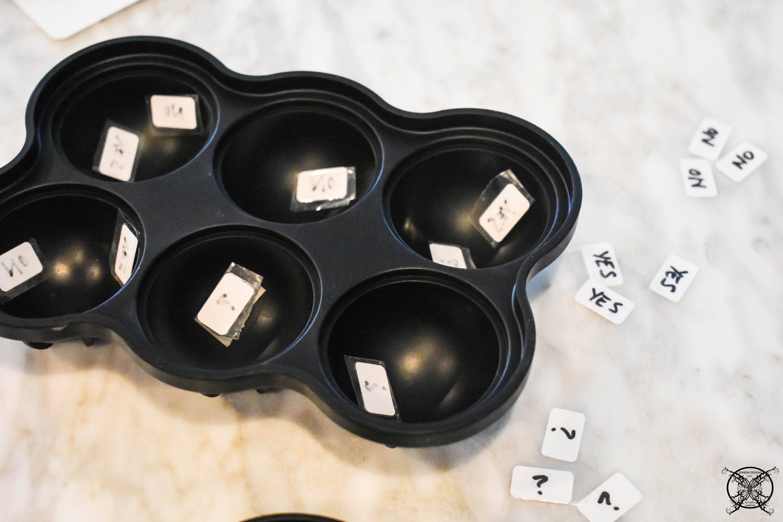 Magic 8 Ball Ice Cubes JENRON DESIGNS
