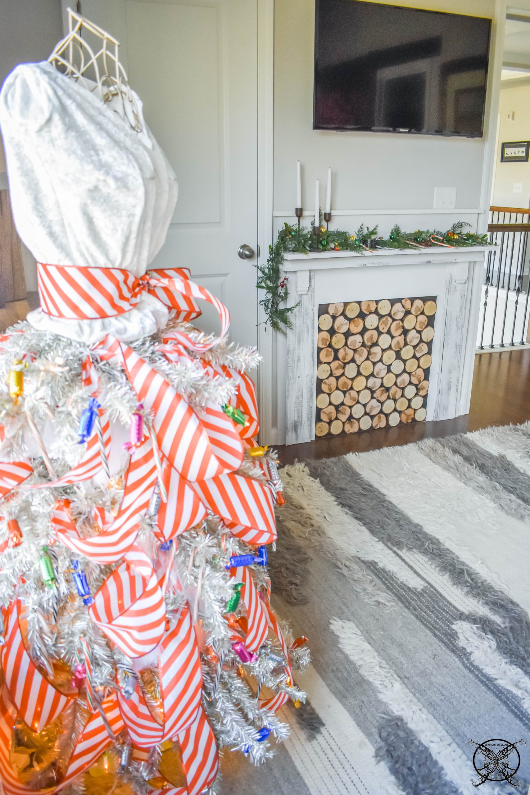 Hard Candy Christmas Tree & Mantle JENRON DESIGNS