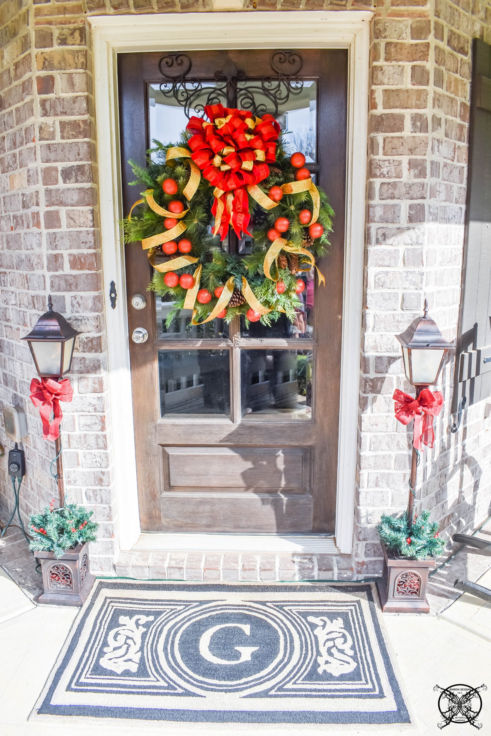 Holly Jolly Front Porch JENRON DESIGNS