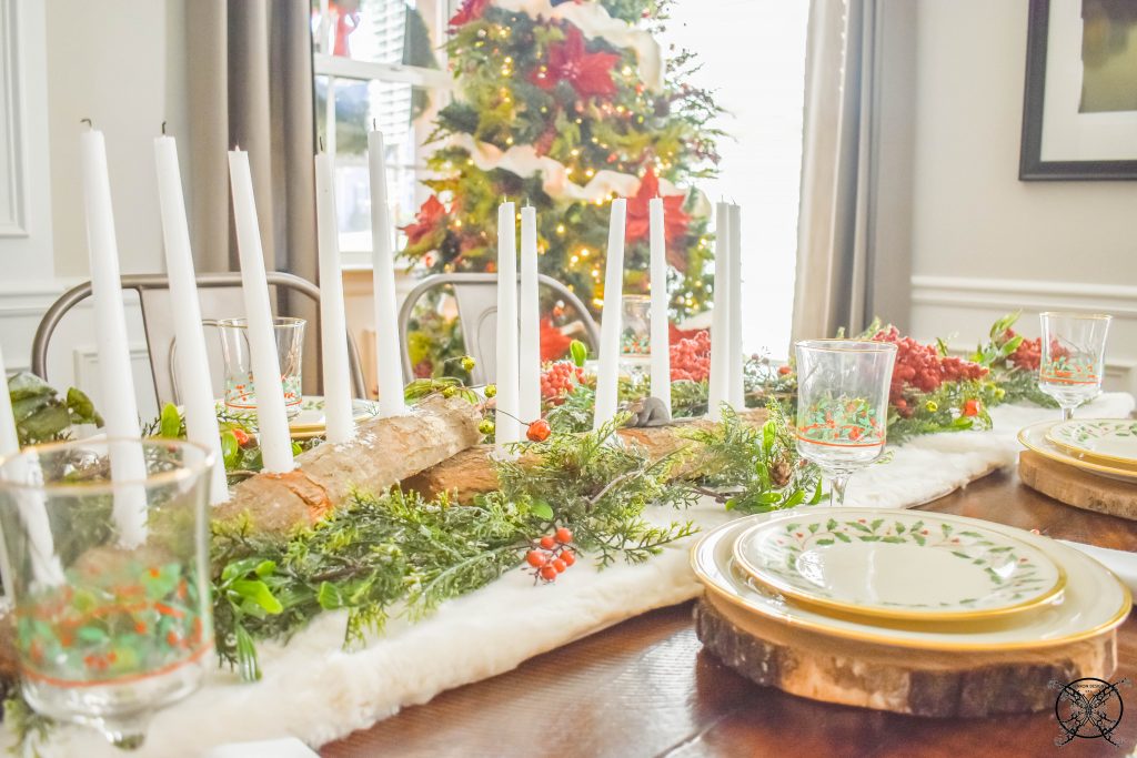 Making a Yule Log Candle Centerpiece JENRON DESIGNS