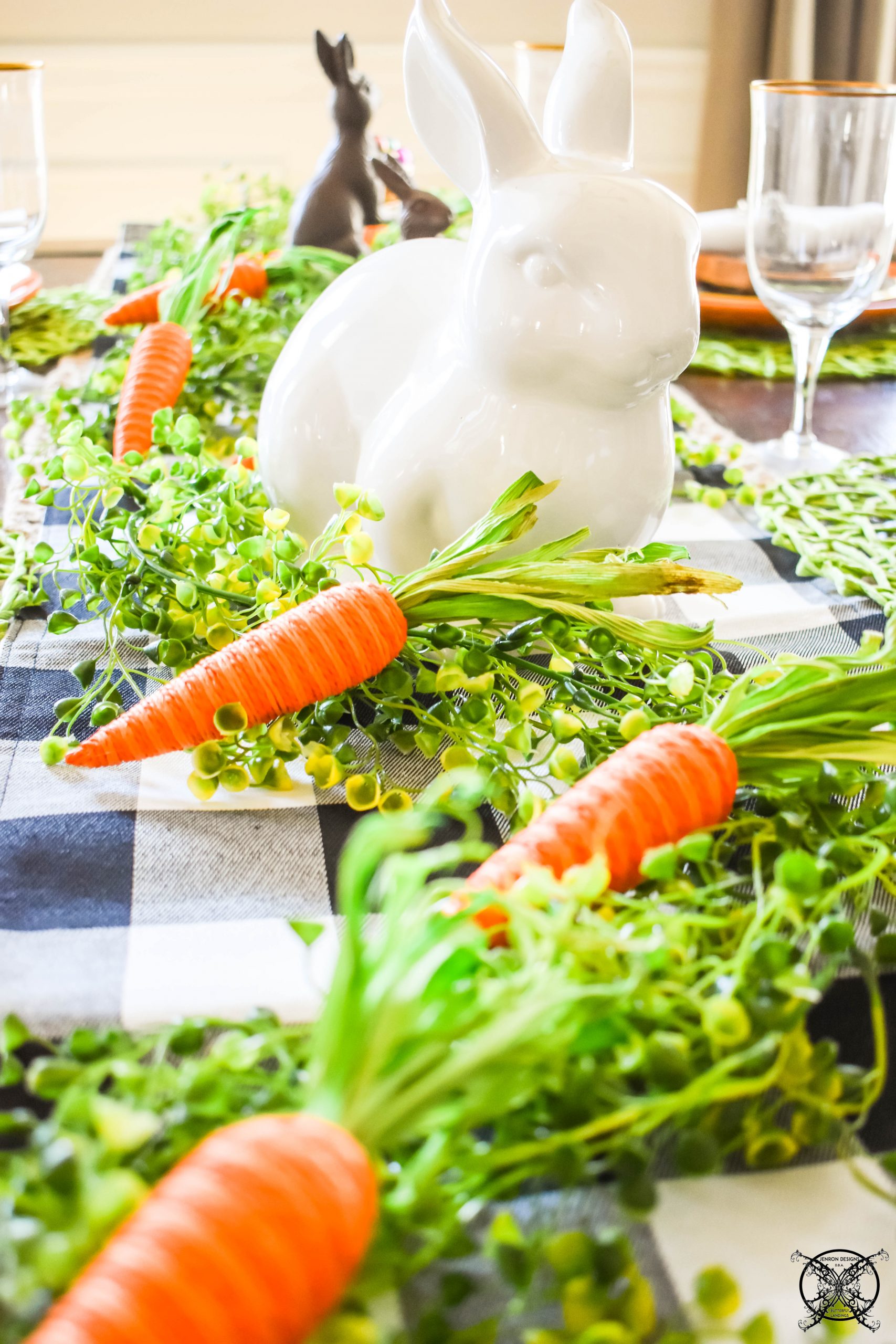 Bunny & Carrot Patch JENRON DESIGNS