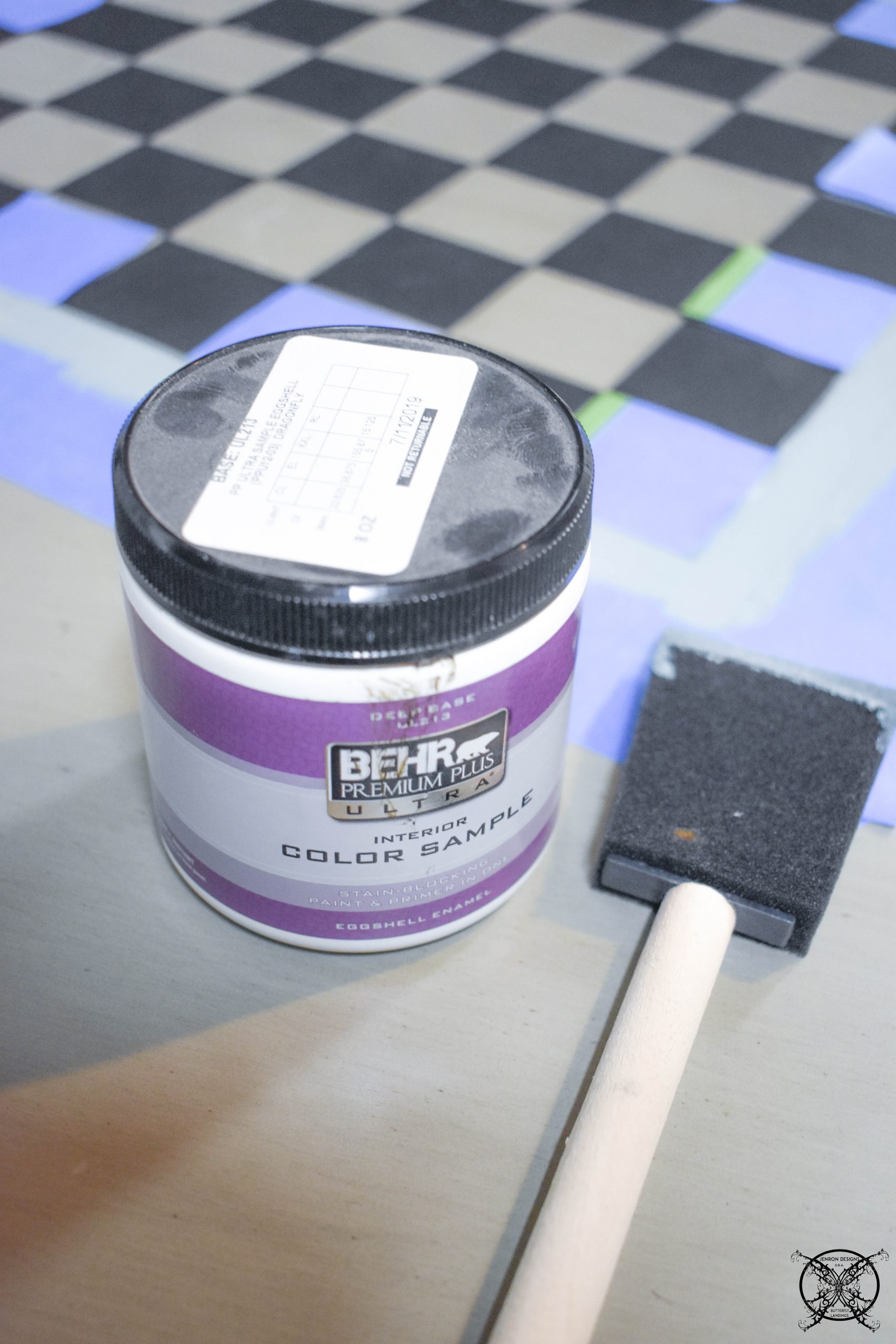 GAME TABLE DIY ADDING BOARDER JENRON DESIGNS.