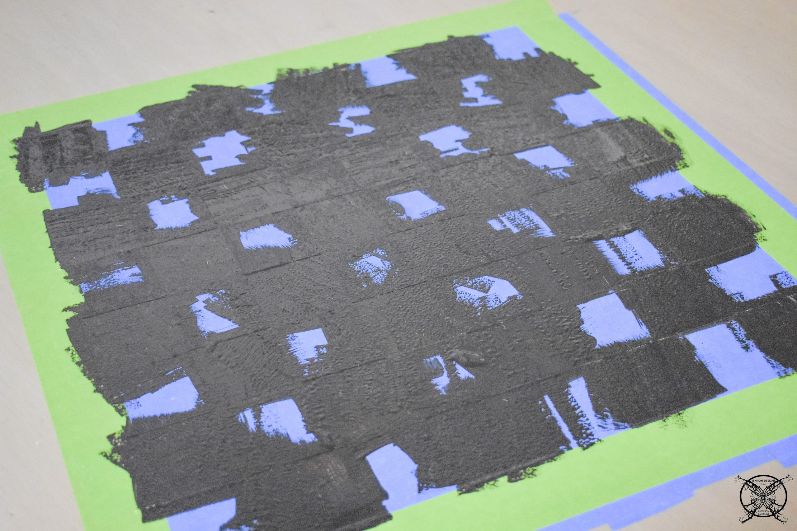 GAME TABLE DIY PAINT JENRON DESIGNS.