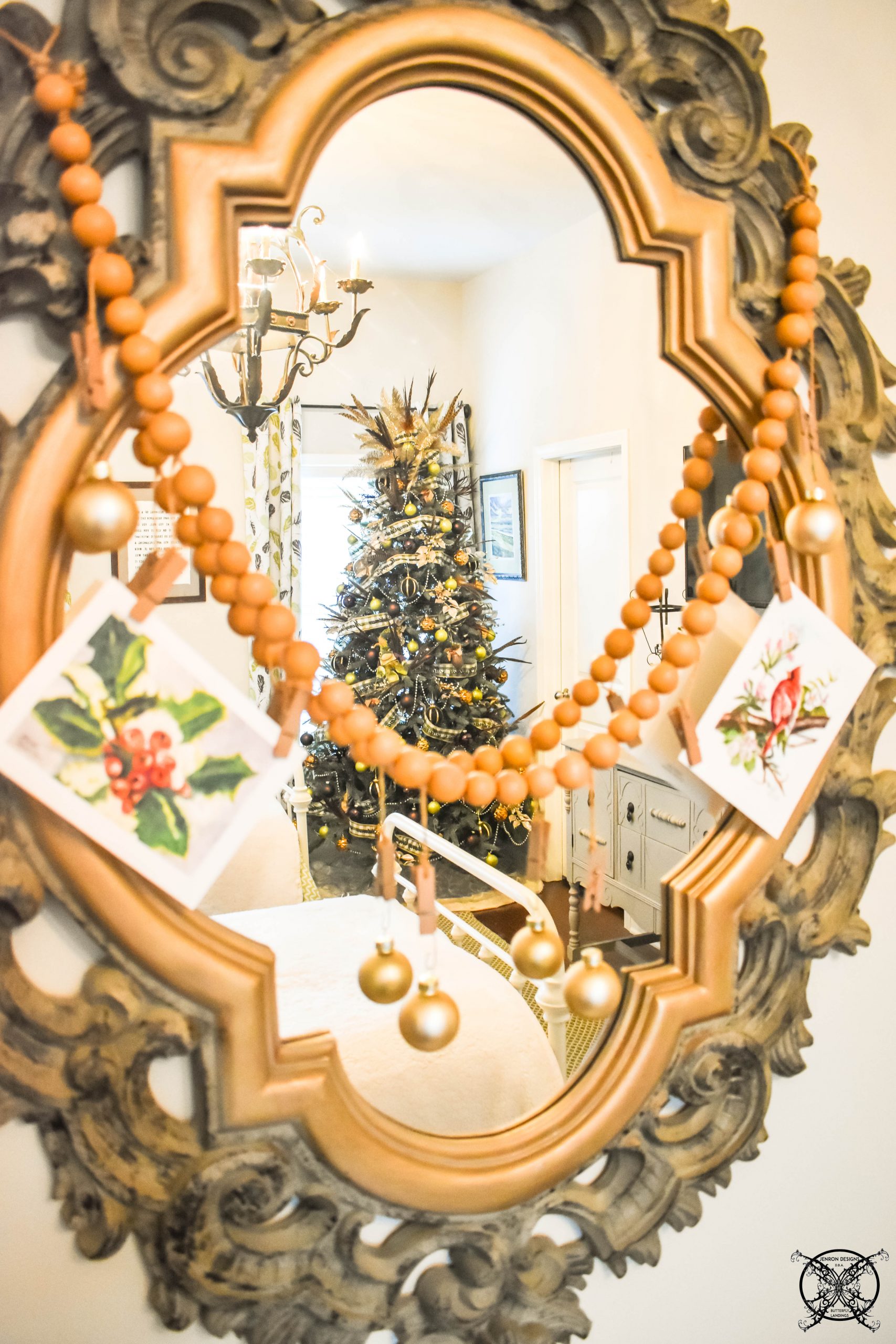 Adding Ornaments to a Mirror JENRON DESIGNS
