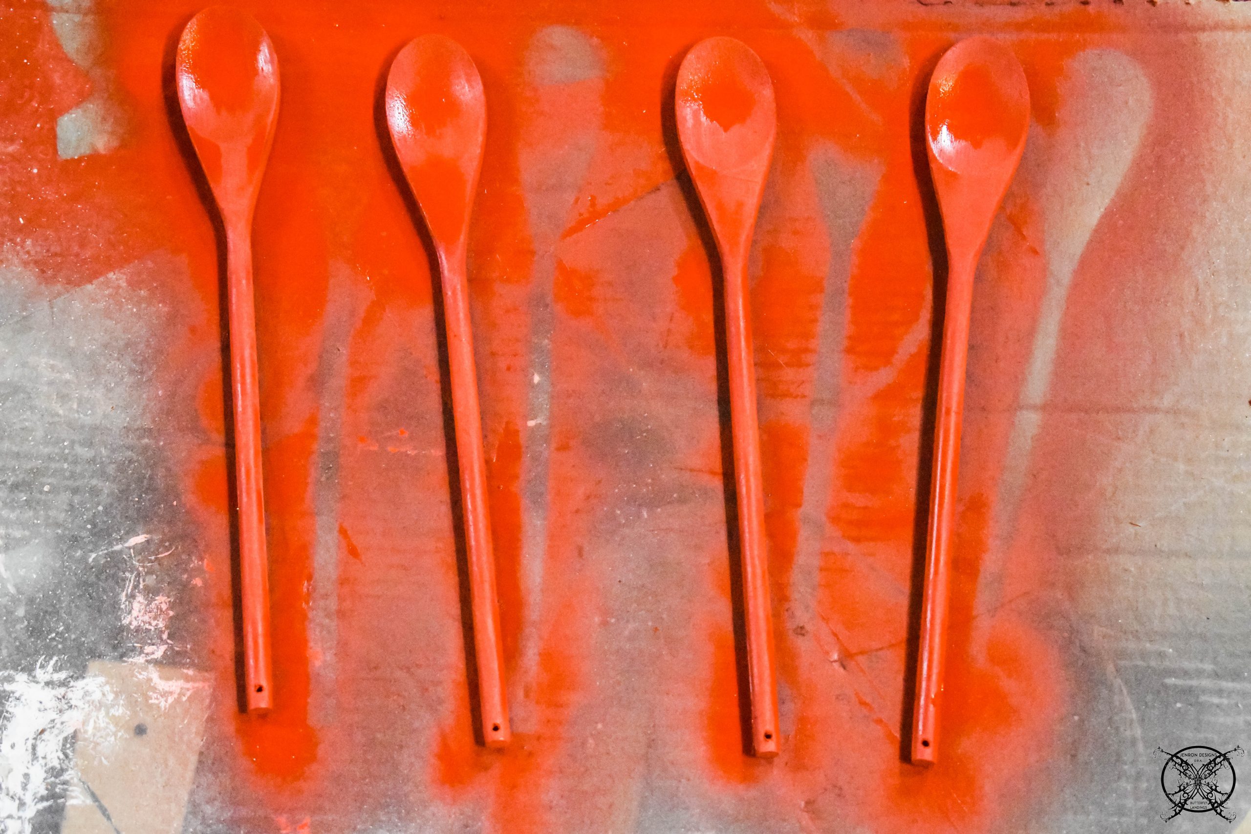 Paint Wooden Spoons JENRON DESIGNS
