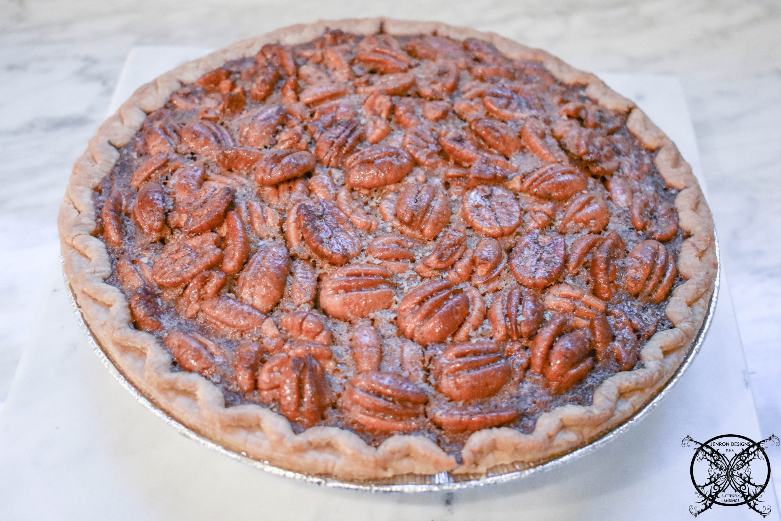 Maple Pecan Pie with Applewood Sea Salt JENRON DESIGNS